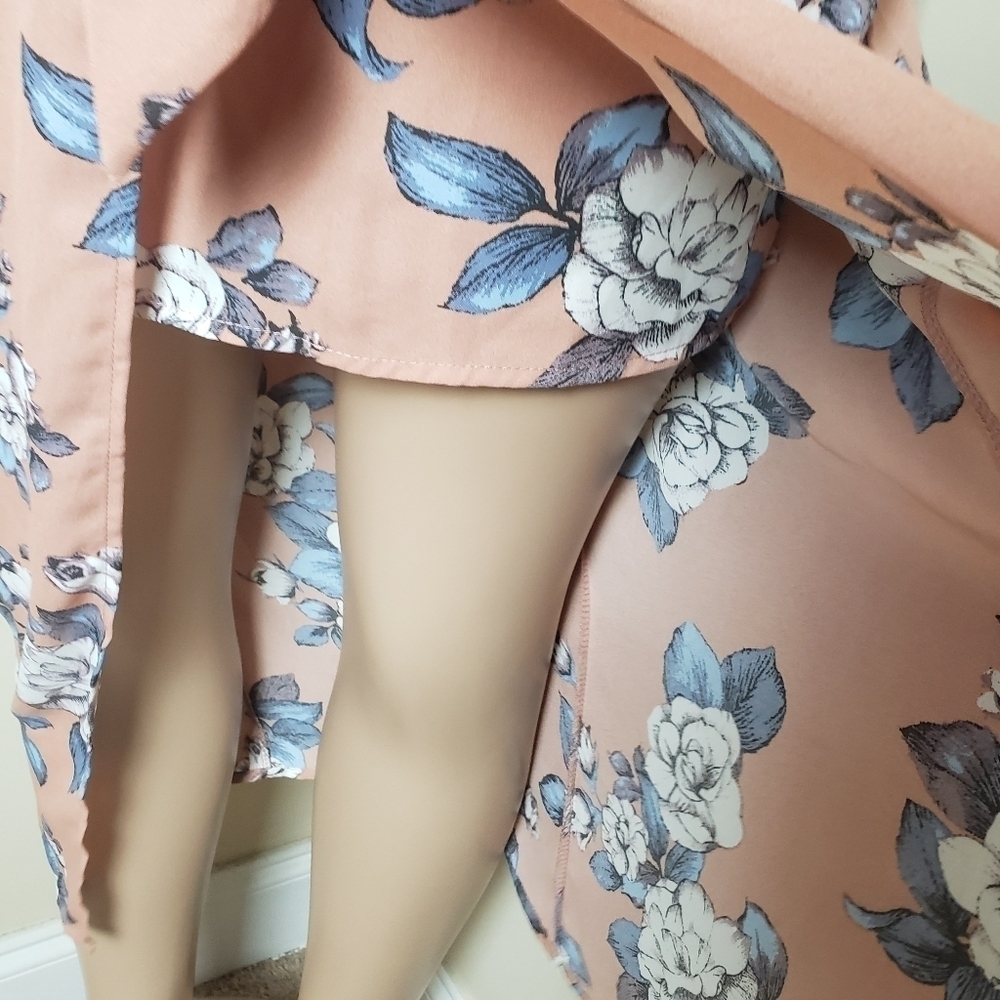 SIENNA SKY Floral Ultra Mini Dress with Long Cover - Picture 5 of 10